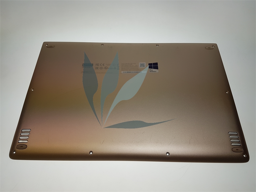 Plasturgie fond de caisse argentée pour Lenovo Yoga 900-13ISK